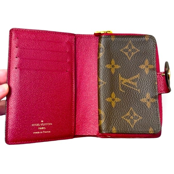 LOUIS VUITTON Authentic Monogram Portefeuille
Juliet Bi-fold Wallet, Fuchsia - Picture 12 of 15